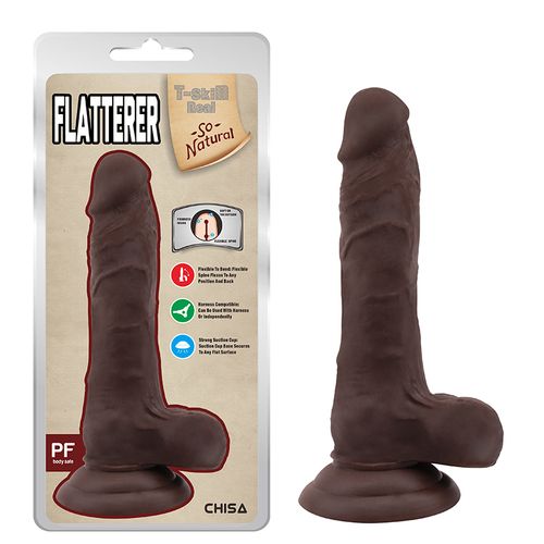 Mekani dildo sa testisima 19cm Flatterer slika 1