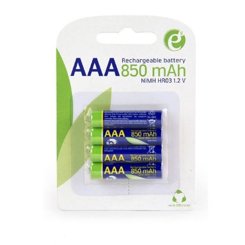 Gembird Rechargeable AAA instant batteries (ready-to-use), 850mAh, 4pcs blister pack slika 1