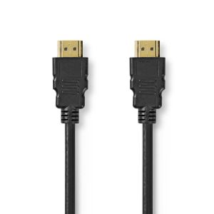 Kabel NEDIS CVGP35000BK20, HDMI (M) na HDMI (M), crni, 2m, 8K@60Hz, eARC, pozlaćeni