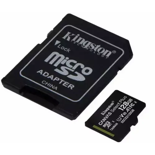 Micro SD Card 128GB Kingston + Adapter Class 10 SDCS2/128GB slika 2