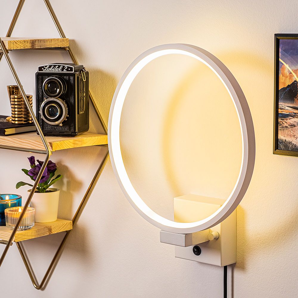 Halka - 13310 Bijela Zidna Lampa slika 1