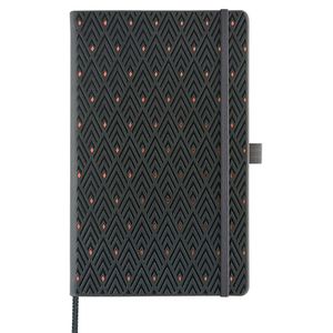 Castelli notes A5 dikto Diamond Copper, crno crveni