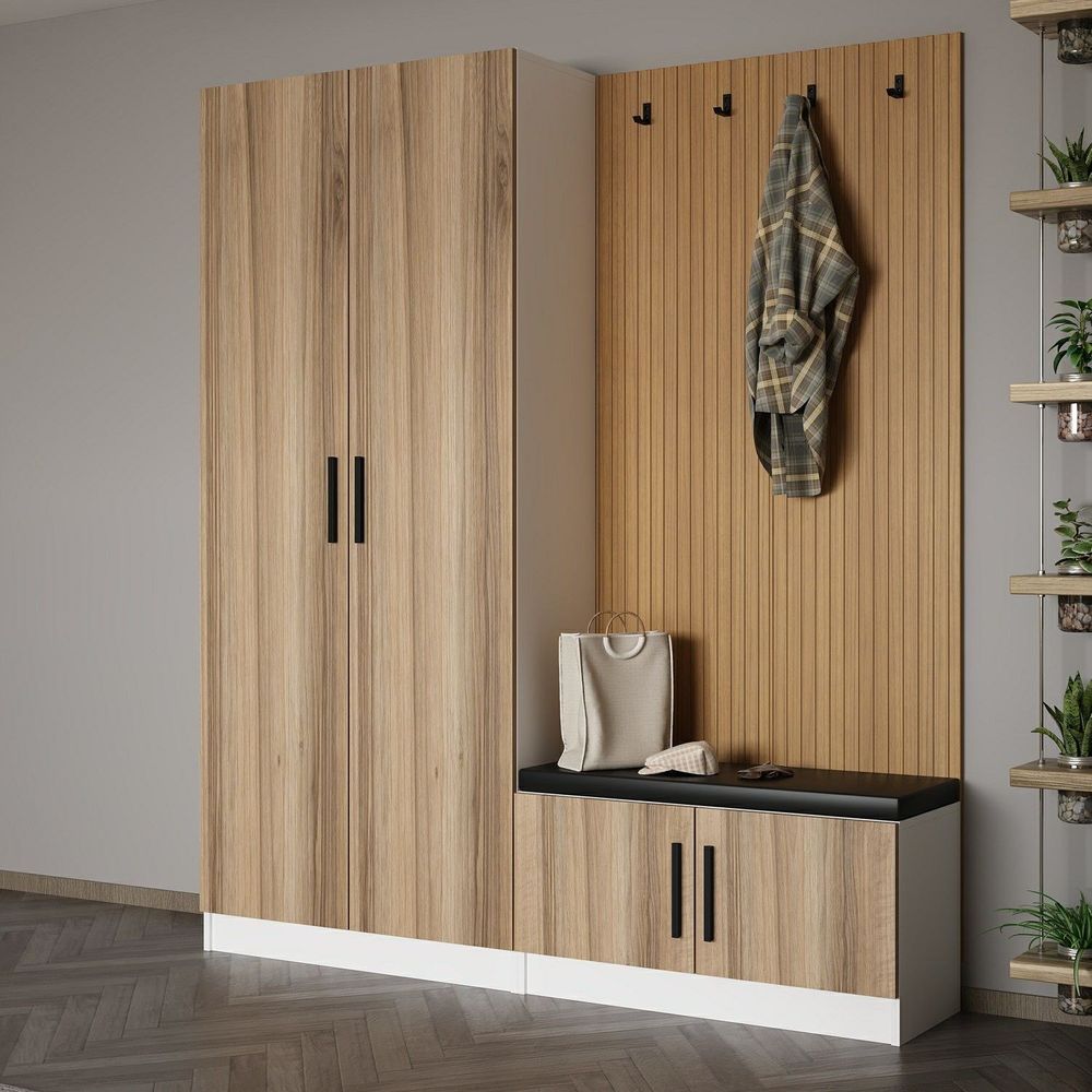 Noah - 8301 Ormar za Hodnik od Oraha slika 3