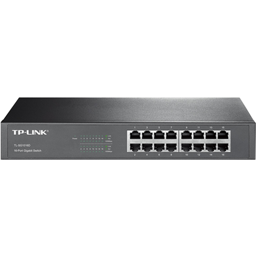 TP-LINK 16-Port Gigabit Desktop/Rackmount Switch - TL-SG1016D slika 1