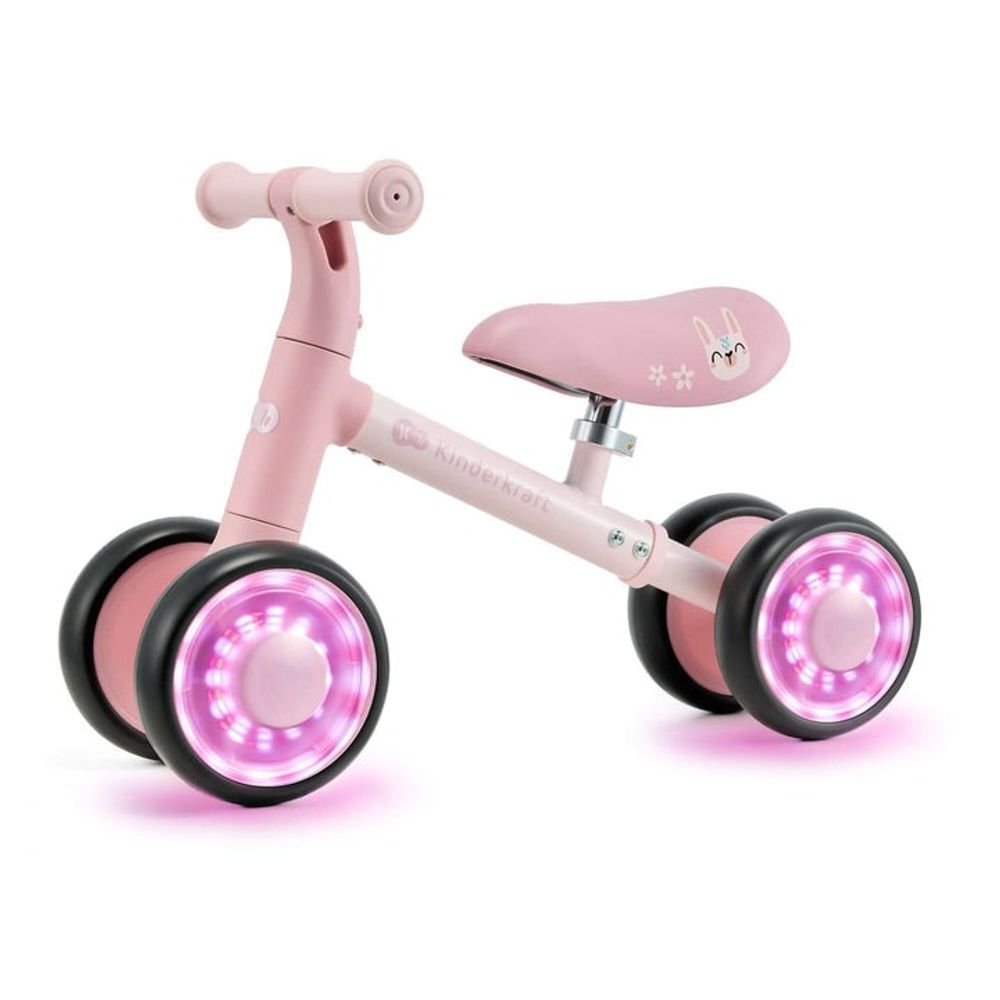 Kinderkraft Guralica sa svijetlećim točkovima Cutie Flash, Pink slika 2