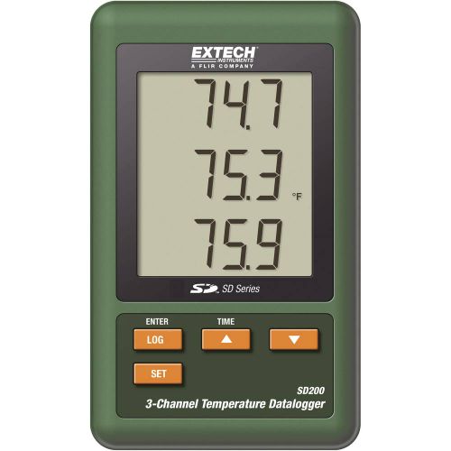 uređaj za pohranu podataka temperature Extech SD200 Mjerena veličina temperatura -100 do 1300 °C slika 1