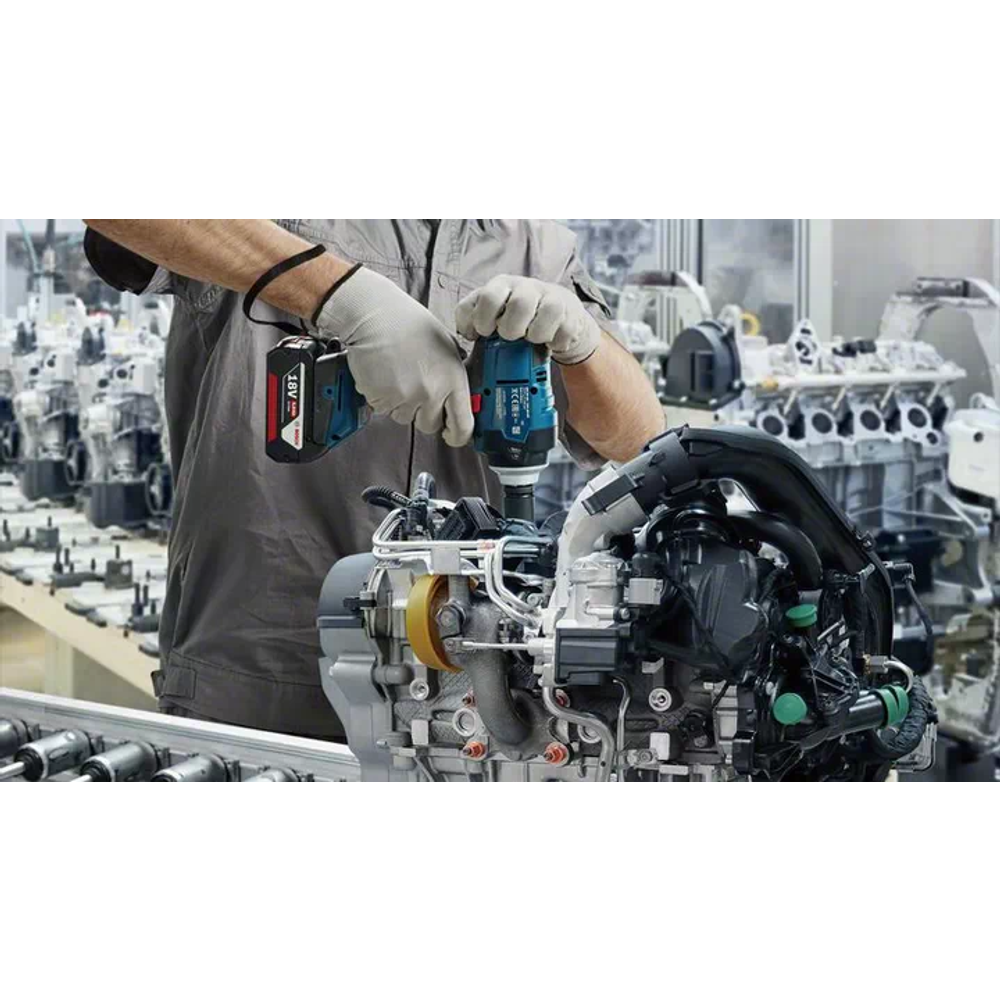 BOSCH Akumulatorski udarni zavrtač GDS 18V-400, 18V, 2x5,0Ah slika 3