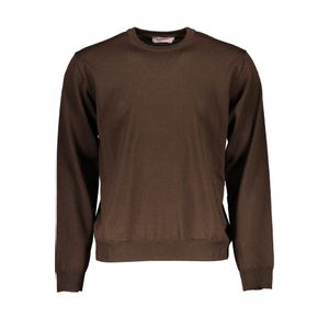 ROMEO GIGLI BROWN MEN'S SWEATER