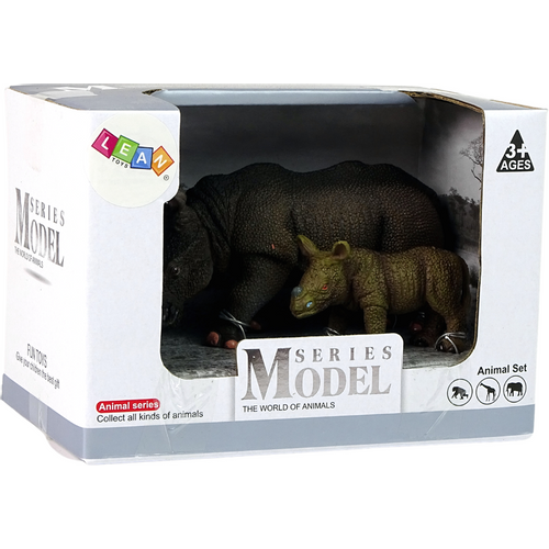 Kolekcionarske figurice afrički nosorog s bebom slika 3
