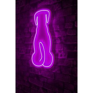 Wallity Ukrasna plastična LED rasvjeta, Doggy - Pink