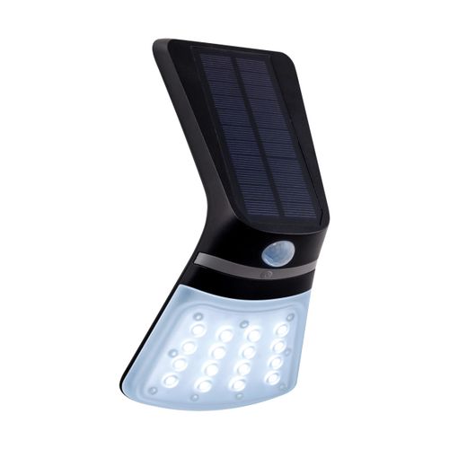 Eglo Lamozzo 1  spoljna zidna lampa/1, led solarna, na baterije, 2w, 264lm, ip44, senzor, plastika/crna slika 1