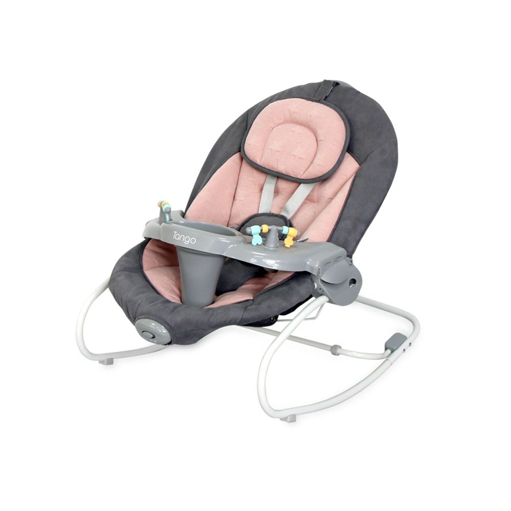 Lorelli Električna ljuljačka za bebe Tango 2U1, Cameo Rose Stars slika 4