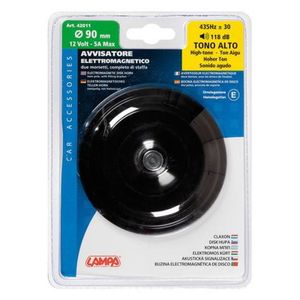 Sirena 12v 90mm 435hz/118db Lampa