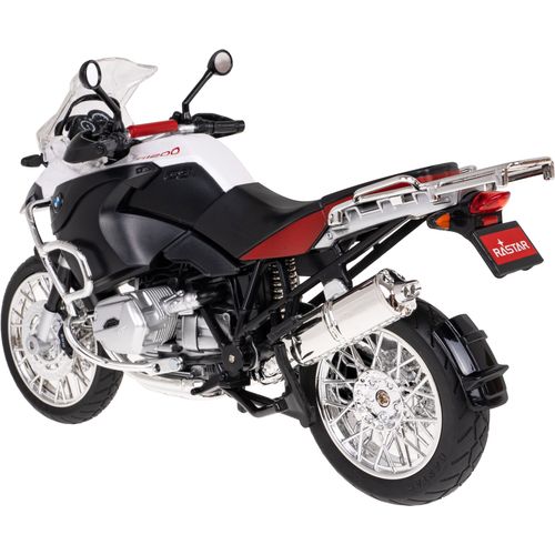 Rastar motocikl BMW R1200GS 1:9 bijeli slika 3