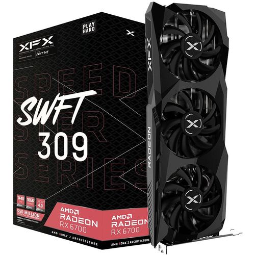 XFX AMD Video Card Radeon RX-6700 Core 10GB GDDR6 slika 1