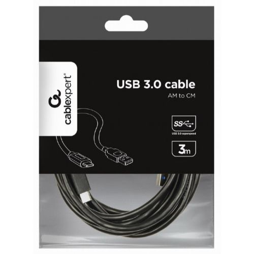 CCP-USB3-AMCM-10 Gembird 3A/36W USB 3.0 AM to Type-C cable (AM/CM), 3m slika 2