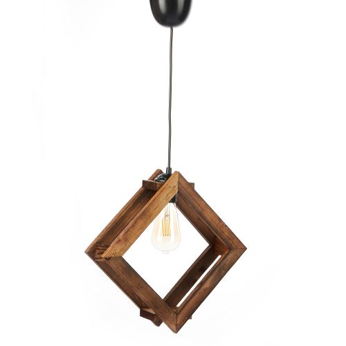 Square Antiquation Brown Chandelier slika 3