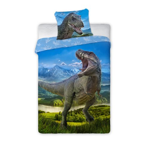 Baloo Posteljina za decu Dino T-Rex  160x200+70x80cm slika 3