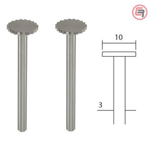 Proxxon Štift Za Glodanje 10,0 mm Plosnati / 2 kom - 28727