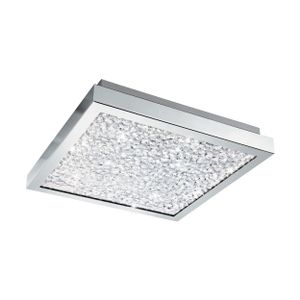 Eglo Cardito plafonjera/1, led, 16w, 320x320, 1700lm, hrom/kristal 