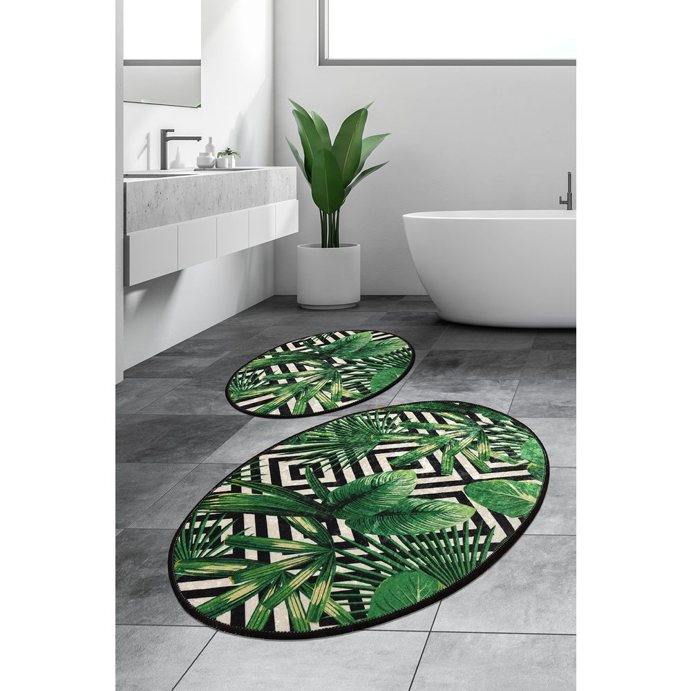 Set Kupatilskih Prostirki Tropic DJT Multicolor (2 Komada) slika 1