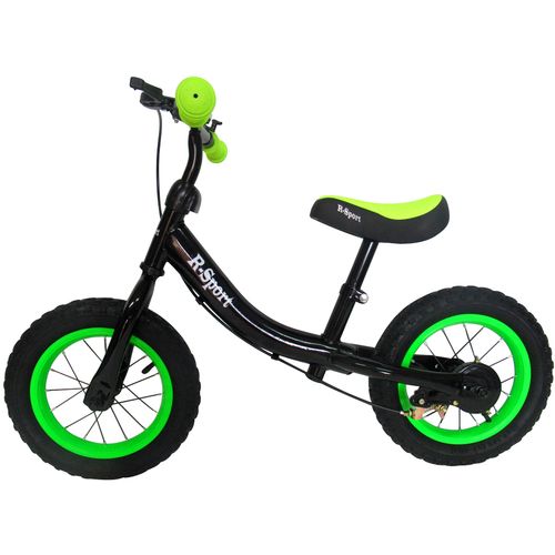 Bicikl bez pedala Sport R3 - crno/zeleni slika 1