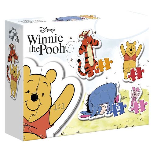 Disney Winnie the Pooh My First Puzzle 3-6-9-12pcs slika 2