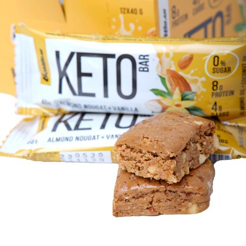 BOMBBAR Keto bar nepreliveni bar sa badem nugatom i aromom vanile 40g slika 1