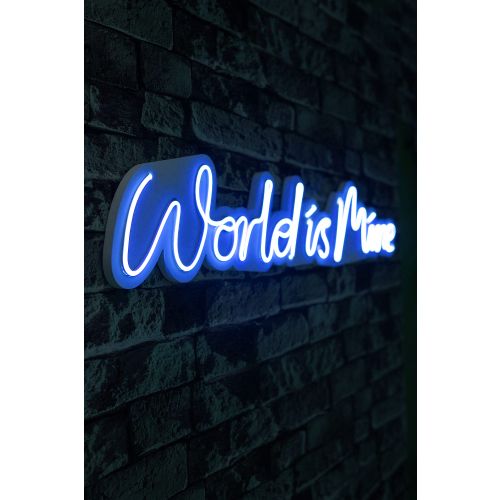 Wallity Ukrasna plastična LED rasvjeta, World is Mine - Blue slika 1