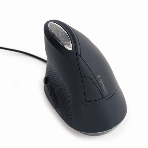 MUS-ERGO-03 Gembird Ergonomic Opticki mis 3600Dpi 6-button black 105mm USB slika 3