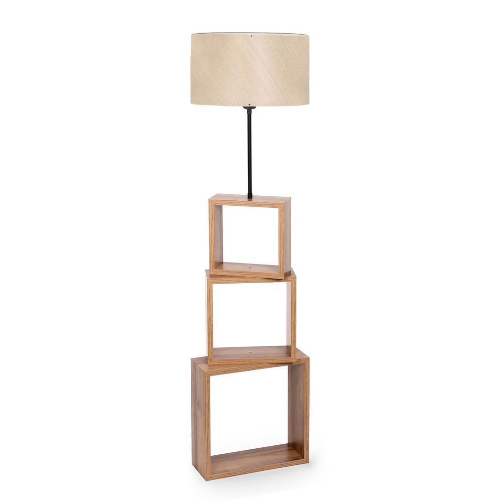Podna Lampa AYD-2904 - Bež Drvo slika 2