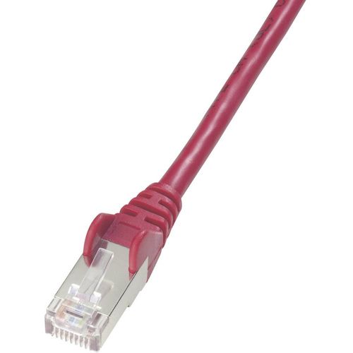 Digitus DK-1531-010/R RJ45 mrežni kabel, Patch kabel cat 5e SF/UTP 1.00 m crvena  1 St. slika 1