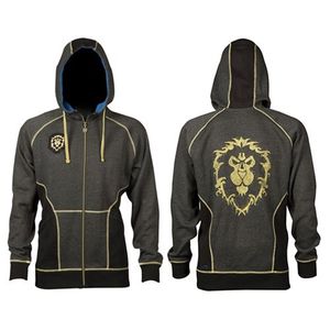 JINX WORLD OF WARCRAFT ALLIANCE CLASSIC PREMIUM ZIP-UP HOODIE SMA