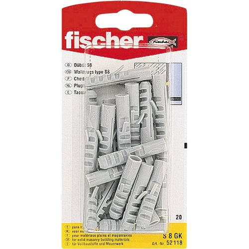 Fischer S 6 GK razuporna tipla 30 mm 6 mm 52116 30 St. slika 1