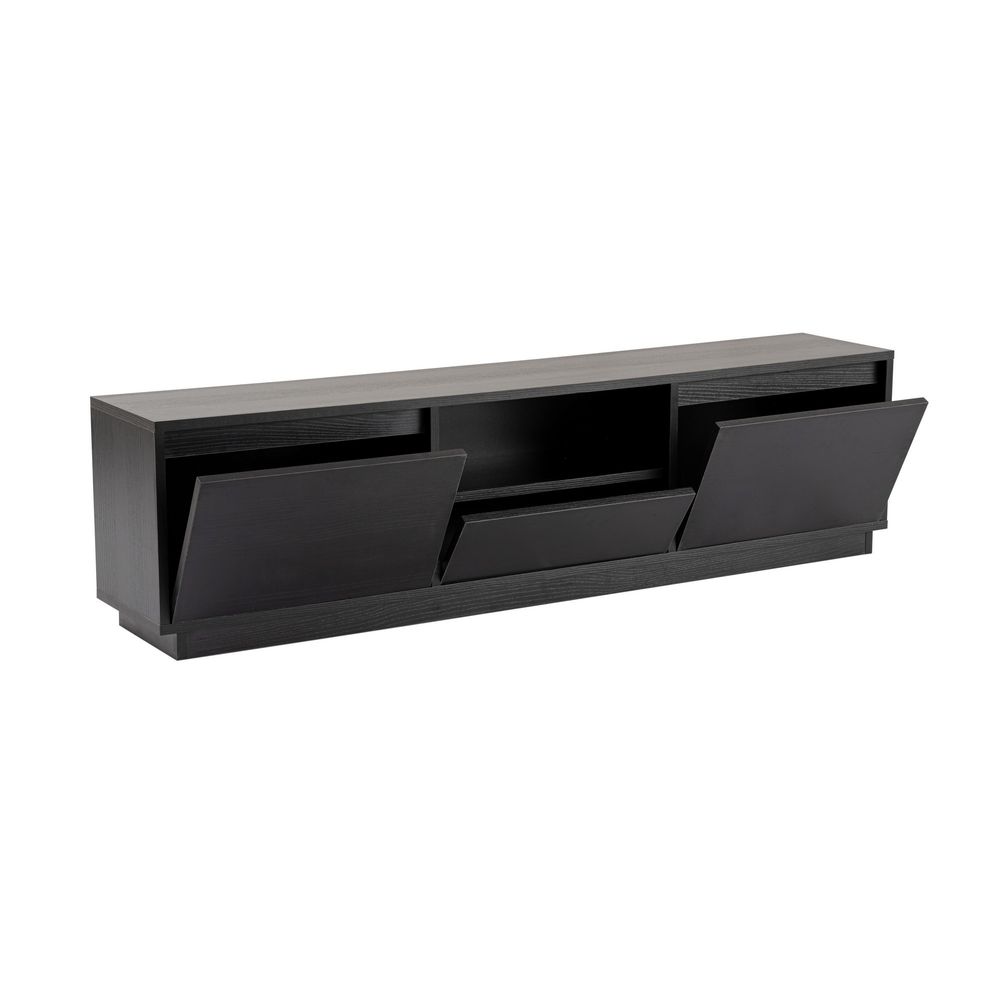 Vanguard - Crni TV Stalak od Drva slika 8