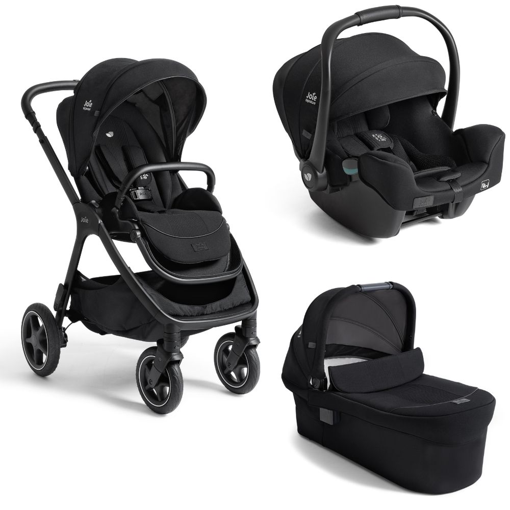 Joie komplet 3u1 kolica Finiti Trio + košara Ramble XL + autosjedalica i-Starter - Signature Eclipse slika 1