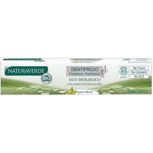 Naturaverde bio gel pasta za zube Metvica 75 ml slika 1