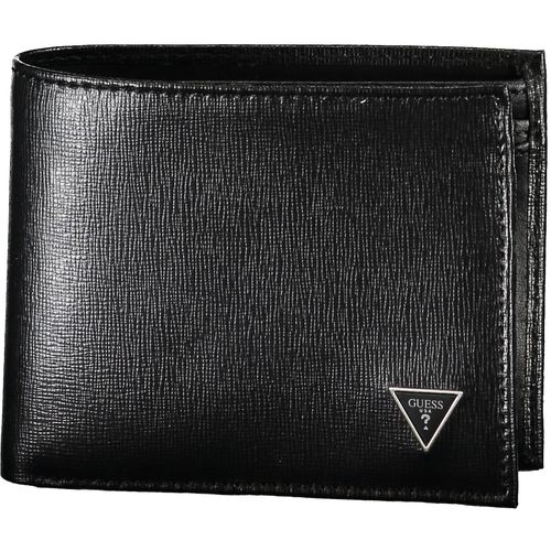 GUESS JEANS BLACK MEN'S WALLET slika 1