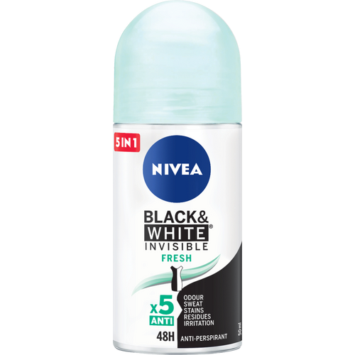 NIVEA Black&White Fresh dezodorans roll-on 50ml slika 1