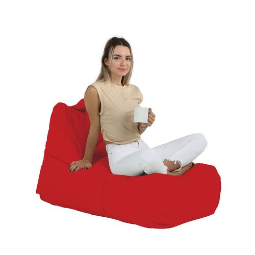 Atelier Del Sofa Vreća za sjedenje, Trendy Comfort Bed Pouf - Red slika 7