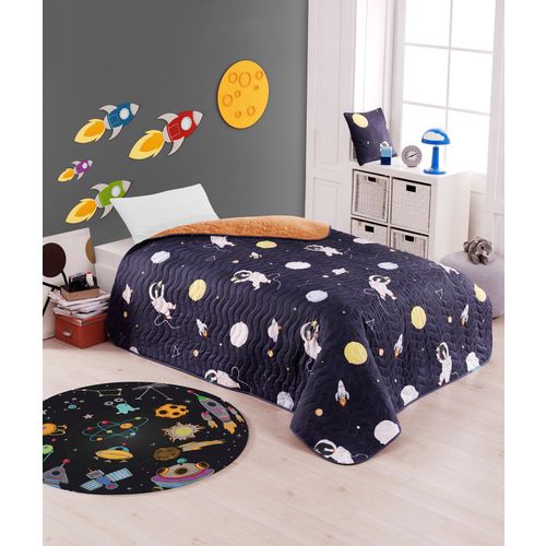 Astron - Dark Blue Dark Blue Single Bedspread slika 1