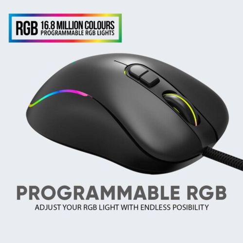 ARMAGGEDDON Raven V RGB Pro Gaming miš USB optički slika 5