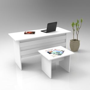 Vo8-W Bijeli Set Uredskog Namještaja