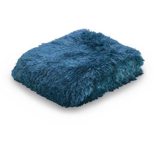 Dekorativni pokrivač Vitapur Fluffy blue 130x200 cm slika 6