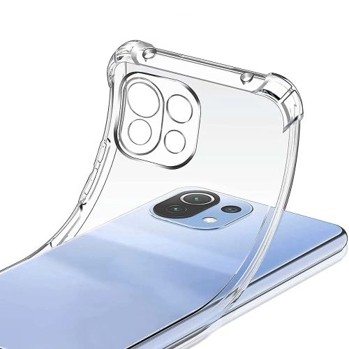 Techsuit Shockproof Clear Silicone prozirna maskica otporna na udarce za Xiaomi Mi 11 Lite 4G / Mi 11 Lite 5G / 11 Lite 5G NE slika 2