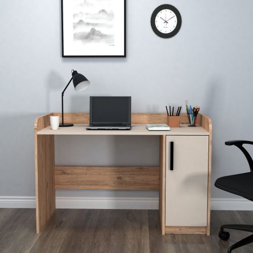 Luses Atlantic PineBeige Study Desk slika 1