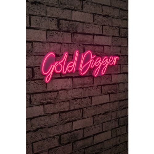 Wallity Ukrasna plastična LED rasvjeta, Gold Digger - Pink slika 8