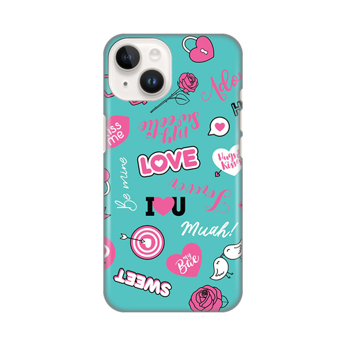 Torbica Silikonska Print za iPhone 14 6.1 Love slika 1