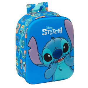 Školski Ruksak Lilo & Stitch Plava 3D