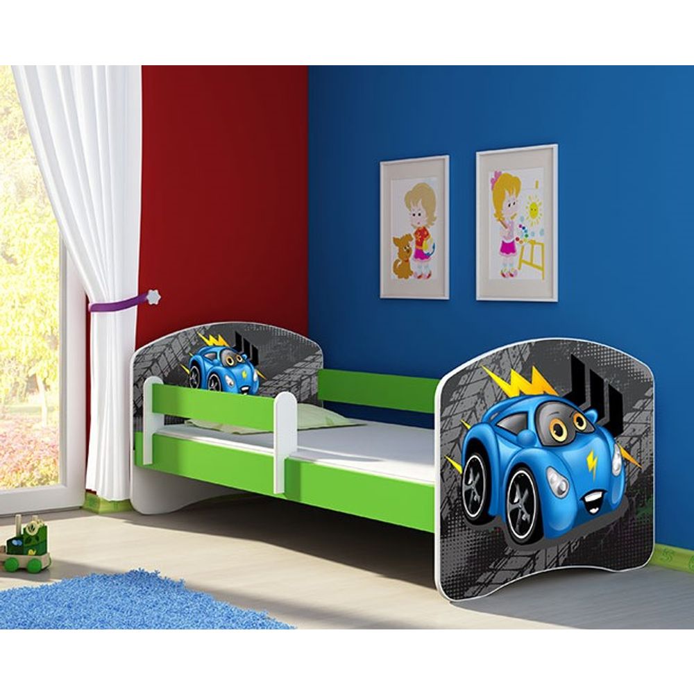 ACMA Dječiji krevet Acma II Green - 160x80cm - Dezen 04 slika 1